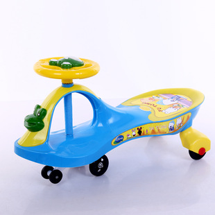 厂家直销新款青蛙儿童扭扭车摇摆溜溜车 宝宝滑行玩具车静音轮