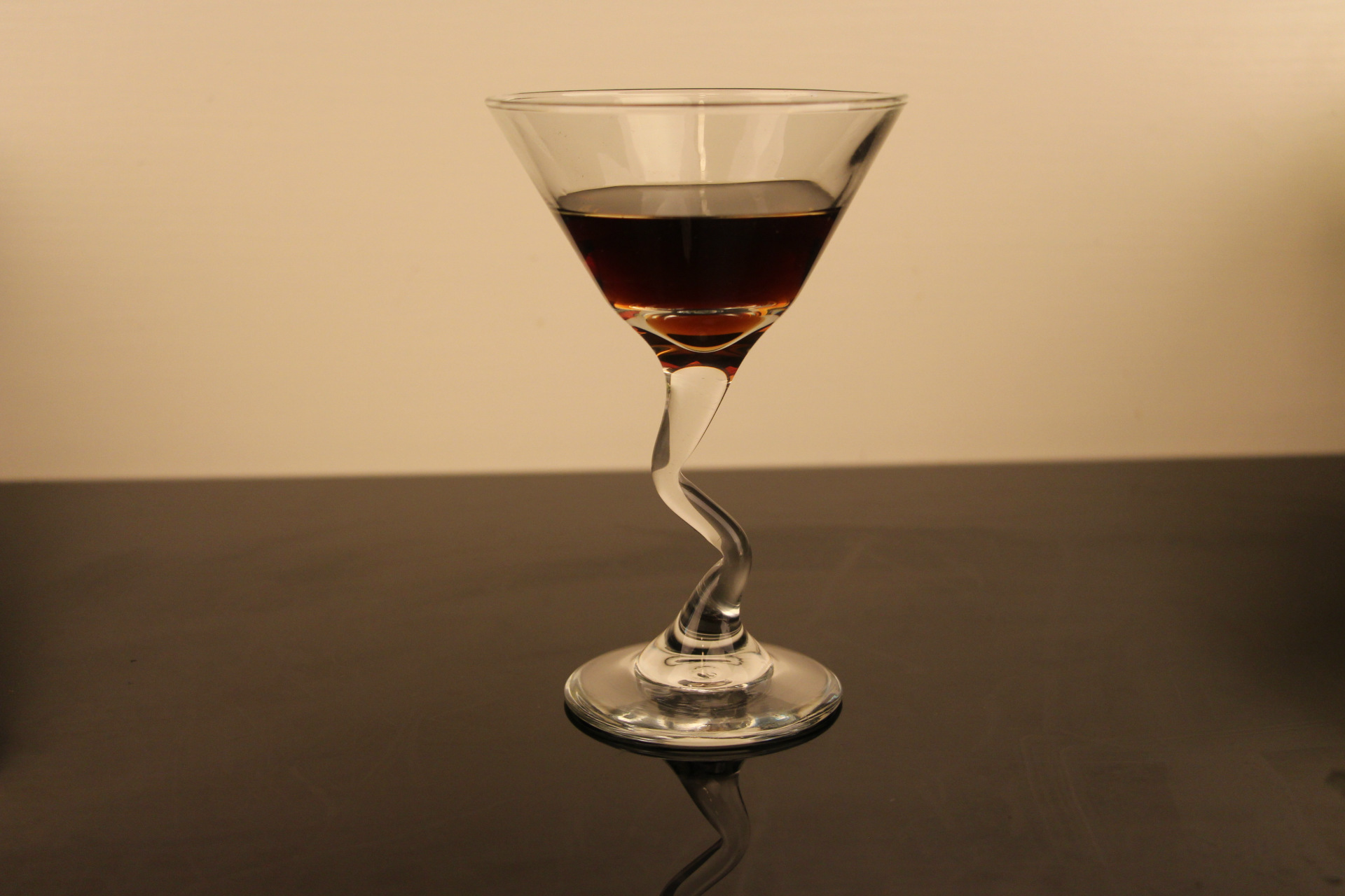 美国利比 异型鸡尾酒杯 弯角酒杯玻璃杯 三角酒杯