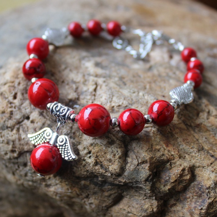 备注:由于民族风饰品的材料比较繁多,设计师在制作时都是随意搭配