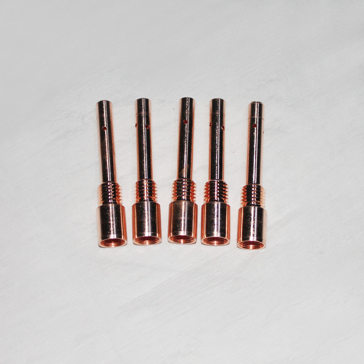 配件 气保焊枪焊机专用紫铜导电嘴座 350a 外丝紫铜连杆】价格,批发