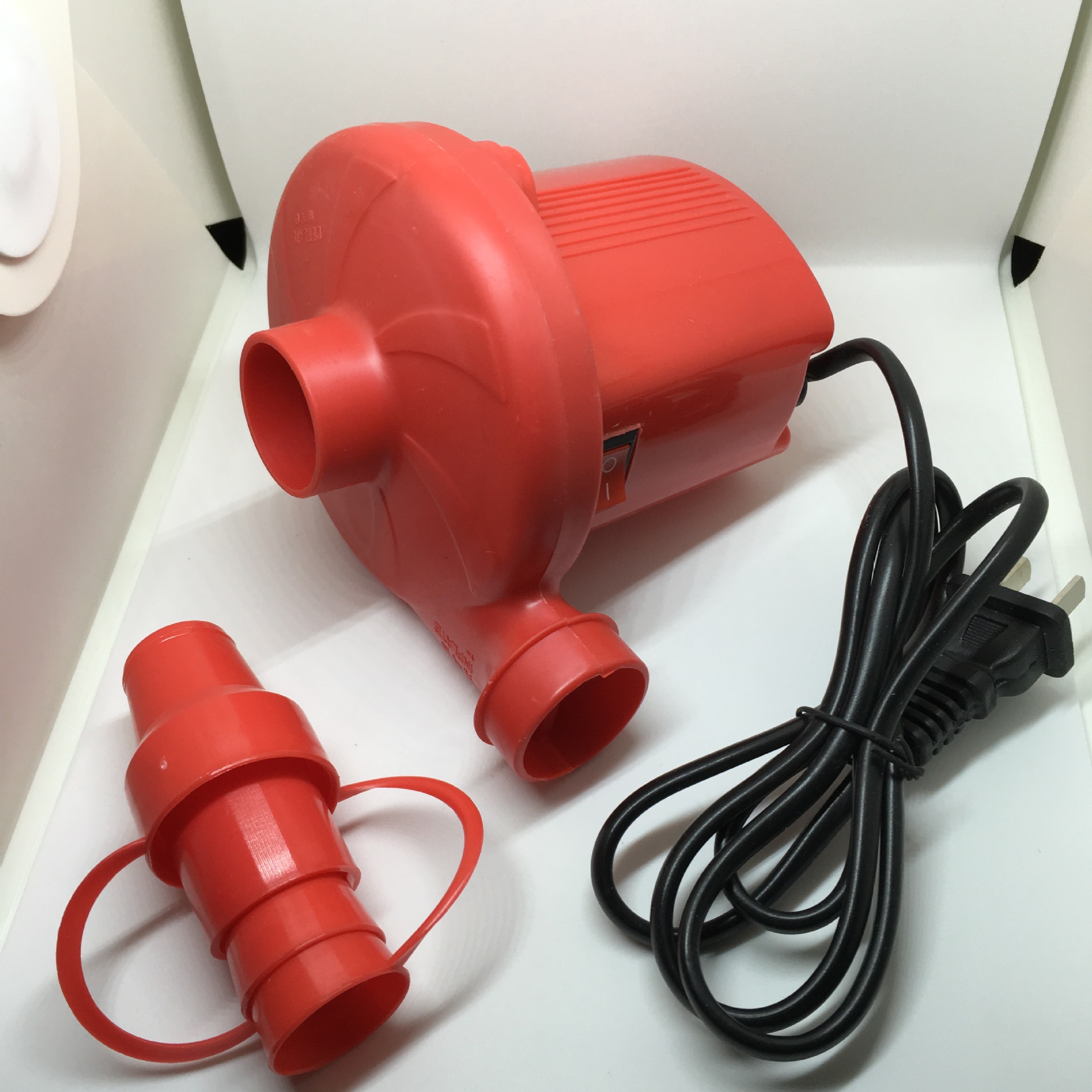 双用型220v家用电打气泵 电动充气泵 电泵 可以进气 抽气 打气筒