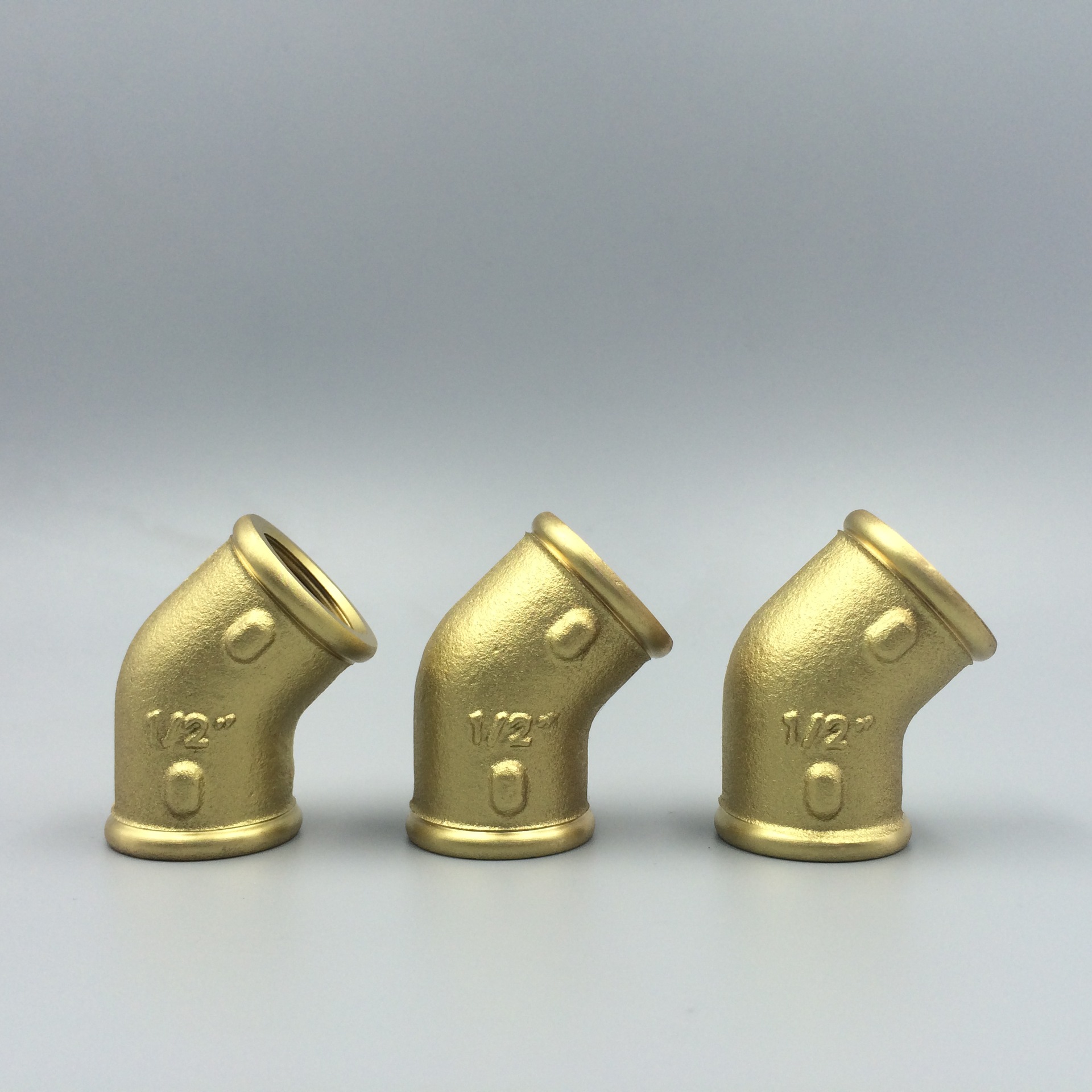 【顺水】玉环铜管件 45度弯头dn15 铜弯头 铜配件 定做铜件 - 阀批发