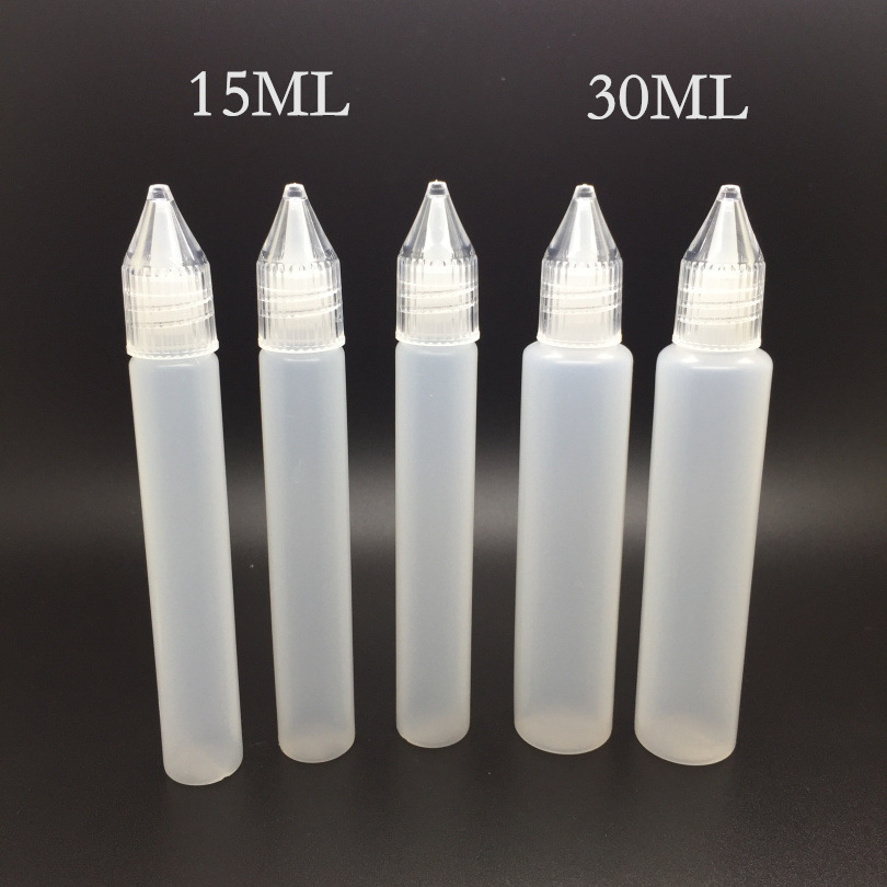 分液瓶分装瓶 笔形加油瓶  圆柱尖嘴油瓶 pe塑料30ml15ml瓶