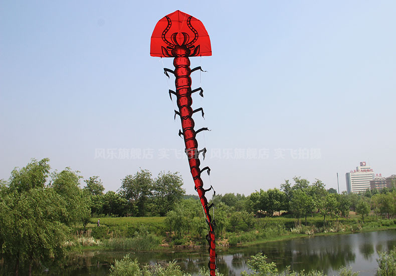 蜈蚣风筝 潍坊风筝批发 微风风筝 厂家直销 风筝批发 伞布风筝