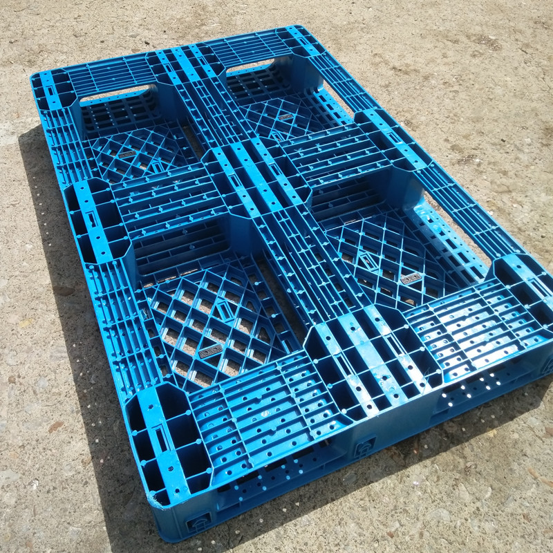 厂家直销 1208出货用物流箱配套塑料托盘 1208网格田字塑料托盘