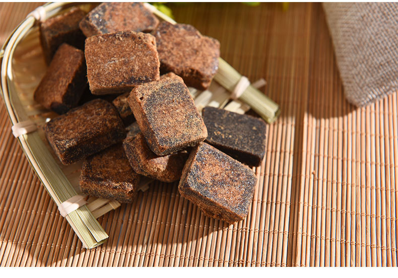 冠群芳 鲁西南 桂花红糖 手工 老红糖 红糖块 黑糖食糖218g