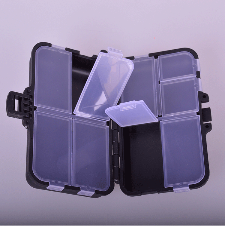 9格配件盒 钓鱼工具盒 矶钓海竿配件盒 渔具小配件盒台钓海钓盒