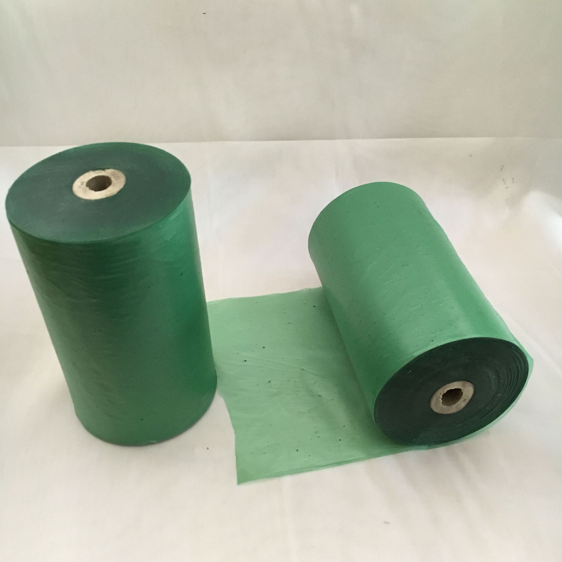 0芯透明绿绿膜 包装薄膜 pvc静电膜 透明