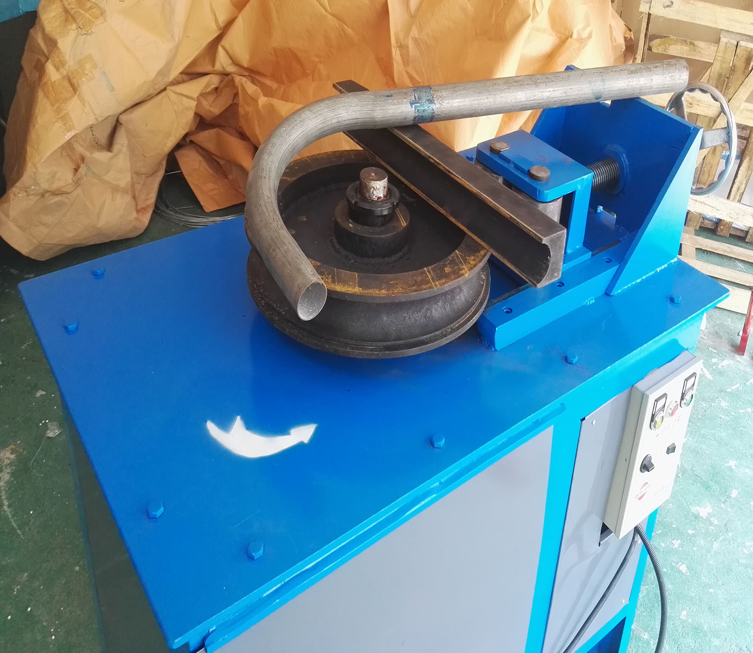 弯管机50型平台弯管机行程开关控制角度精准弯管机厂家直销