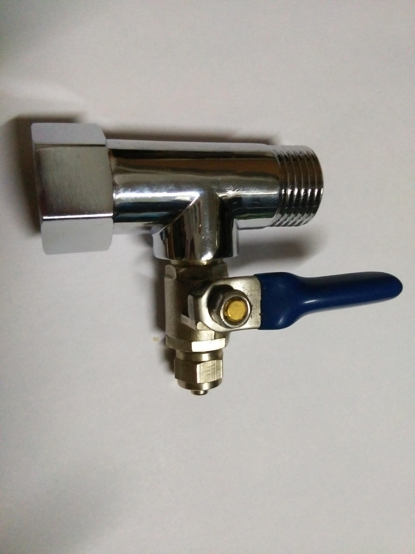 加厚带活接铜直饮净水器进水三通快接头4分转2分水龙头净水机配件