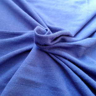 批发定做 针织人棉气流纺单面汗布 人棉拉架面料人棉氨纶染色汗布