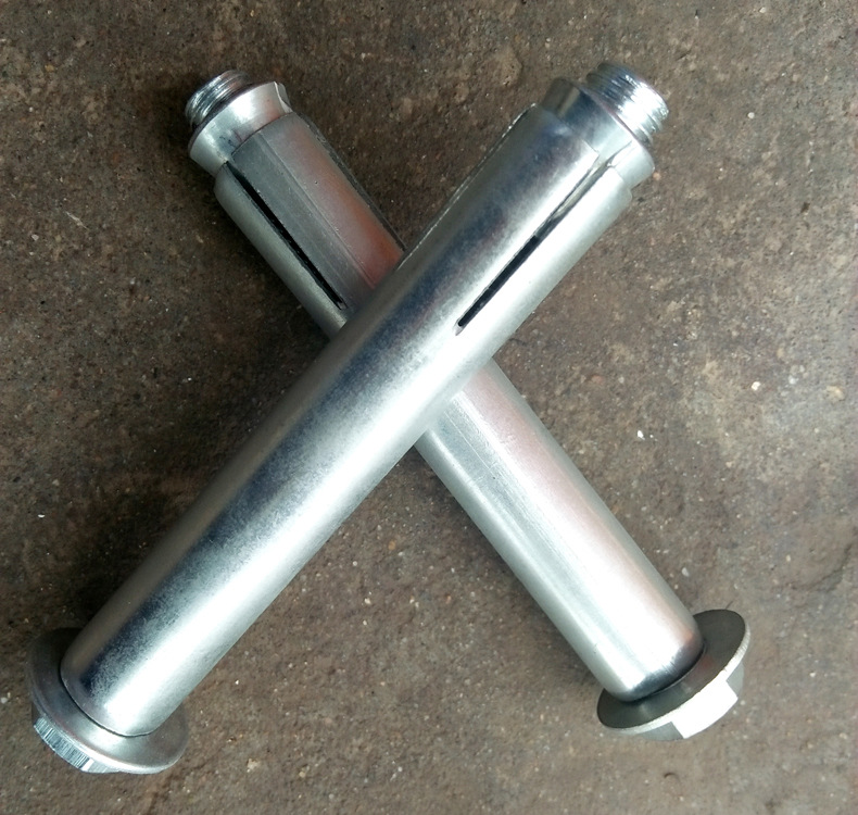 热卖六角内膨胀螺丝 镀锌螺栓 80*10mm国标 减速带等专用螺钉