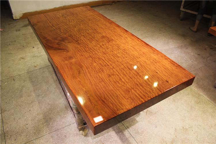现货 奥坎 实木原木 大板桌 菠萝格 办公 会议 茶桌