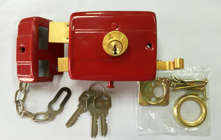 一站式供应 三力防盗门锁 双舌门锁559 三保险