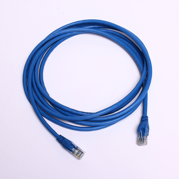 6网络跳线 六类网络连接线 非屏蔽六类网线 od:4mm 3米