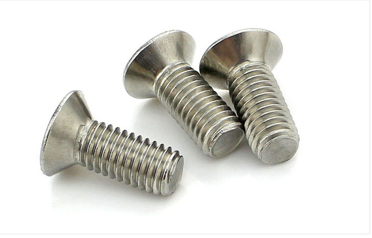 正宗304不锈钢英美制沉头十字槽机螺钉gb819平机美制螺丝4#-40