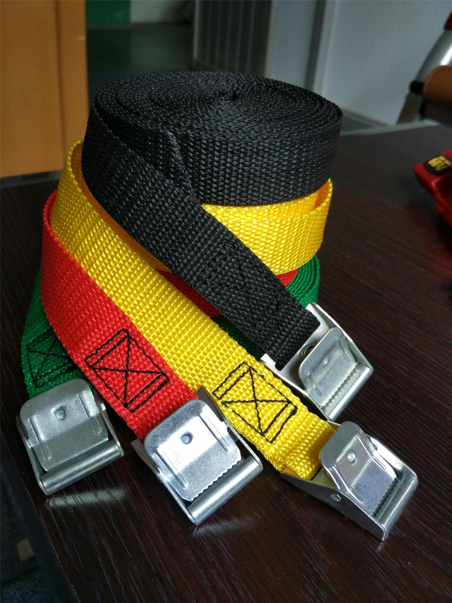 工厂直销压扣式货物捆绑带托盘绑带拉紧绳压扣拉紧带加工定制