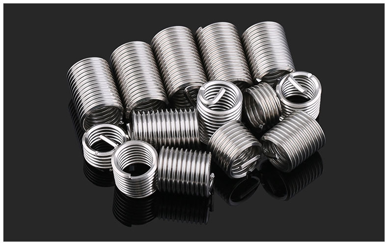 现货供应304不锈钢螺丝套 钢丝螺套 螺纹保护套 钢套牙套 m2-m16