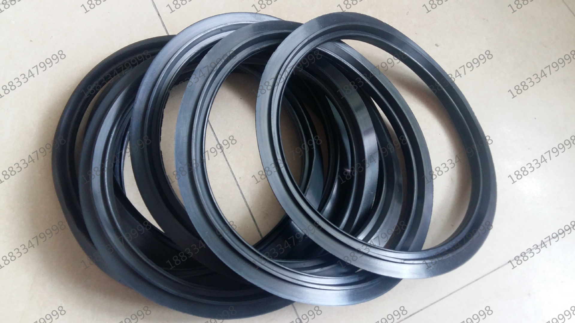 订做hdpe双壁波纹管胶圈 检查井支管胶圈 加大加厚井筒密封圈