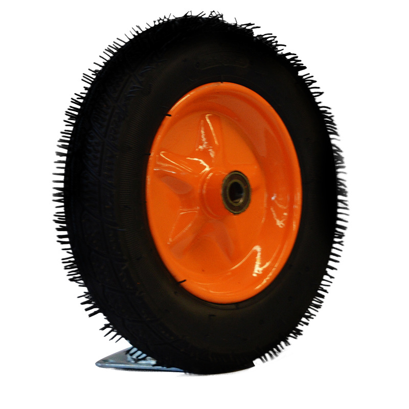 【真牛牌】300-8手推车充气轮 35cm货仓车橡胶轮胎 优质定向脚轮