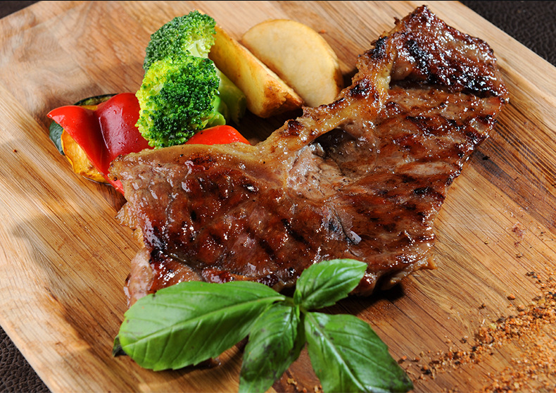 厨鲜森 孜然牛排160克袋澳洲进口冷冻腌制牛肉牛扒餐厅批发