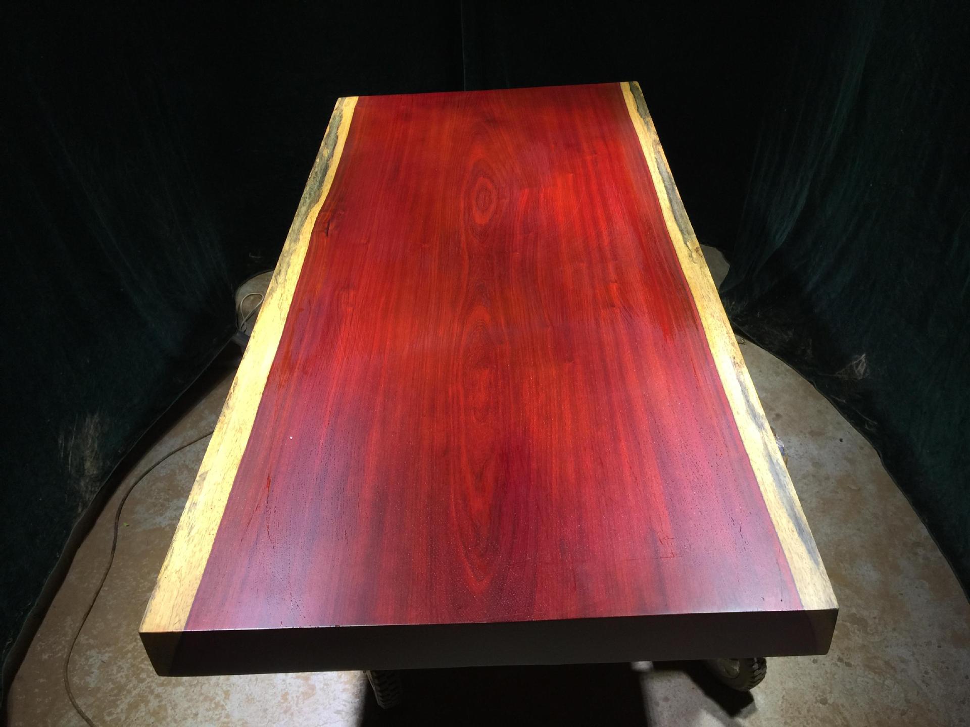 非洲红花梨木板材 原木画案 红木办公桌 天道木业出品