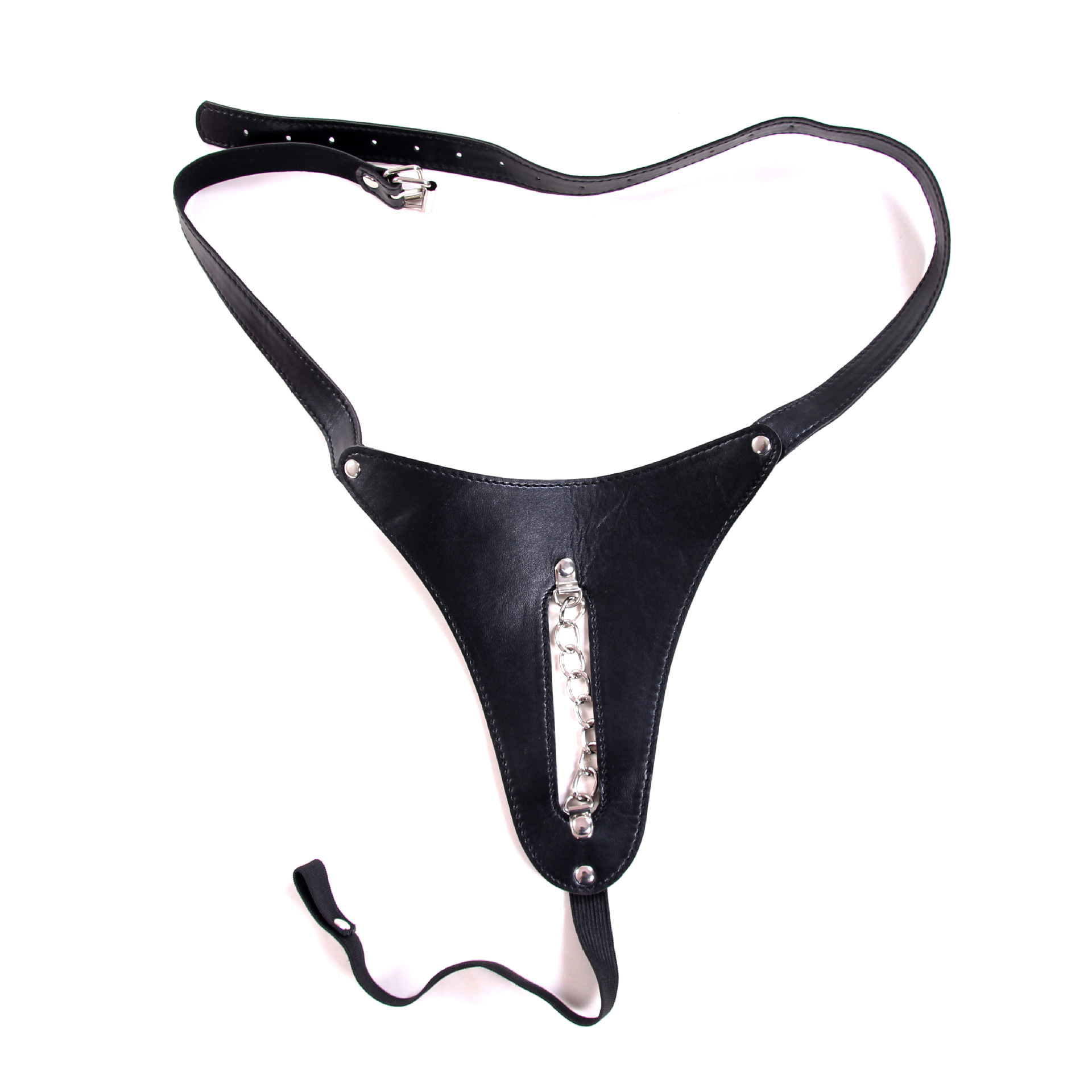成人情趣内衣诱惑女大码透明链条丁字裤性感低腰露毛三角内裤