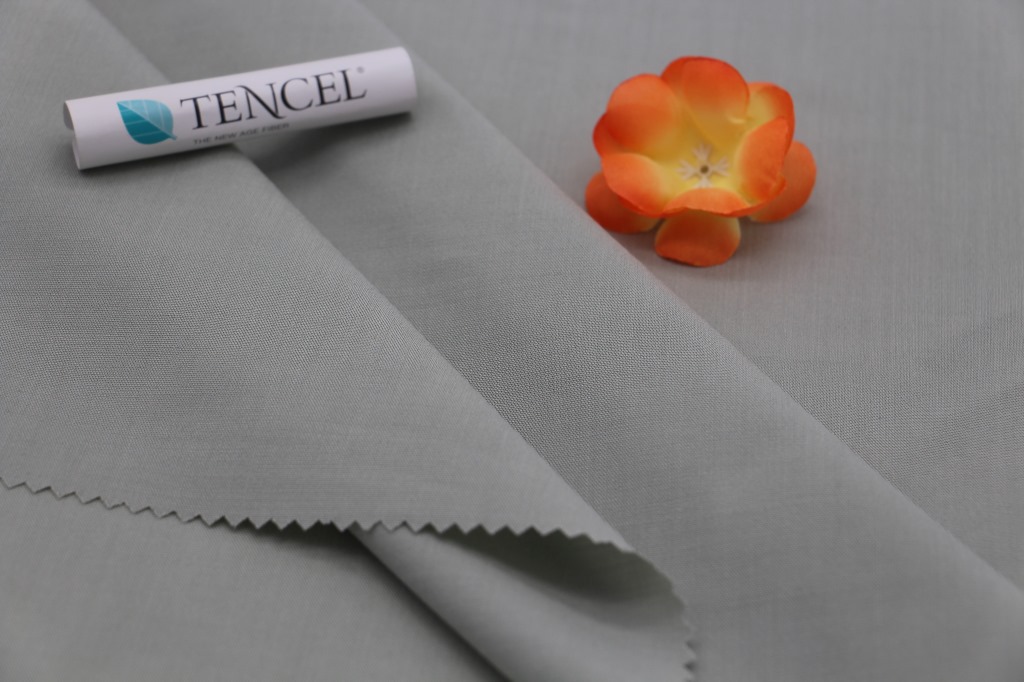 现货批发麻形天丝 天丝弹力布 莱赛尔纤维 裙裤料 生态棉面料