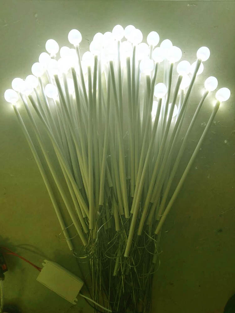 圆球插地灯芦苇灯仿生灯夜景亮化圆球草地灯球形景观-其他室内灯具