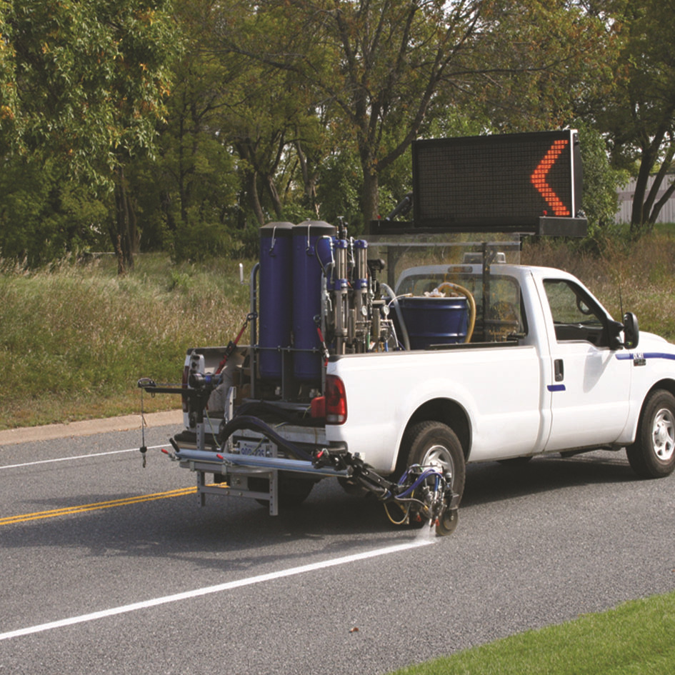 代理直销固瑞克车载冷喷划线机