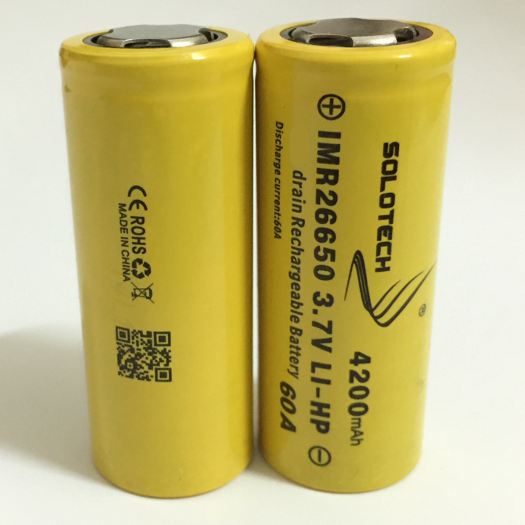solotech 6650动力锂电池充电电池4200mah 60a电子烟电动工具使用