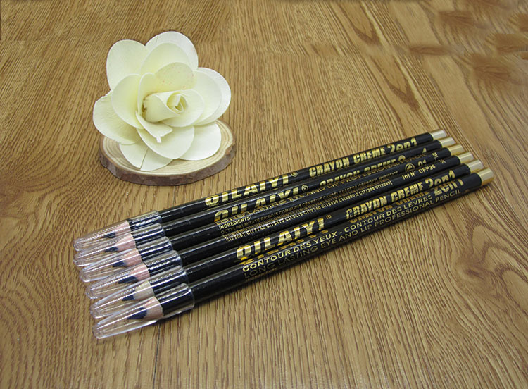 眉笔眼线笔两用化妆笔防水防汗不晕染带眉刷正品eyebrow pencil