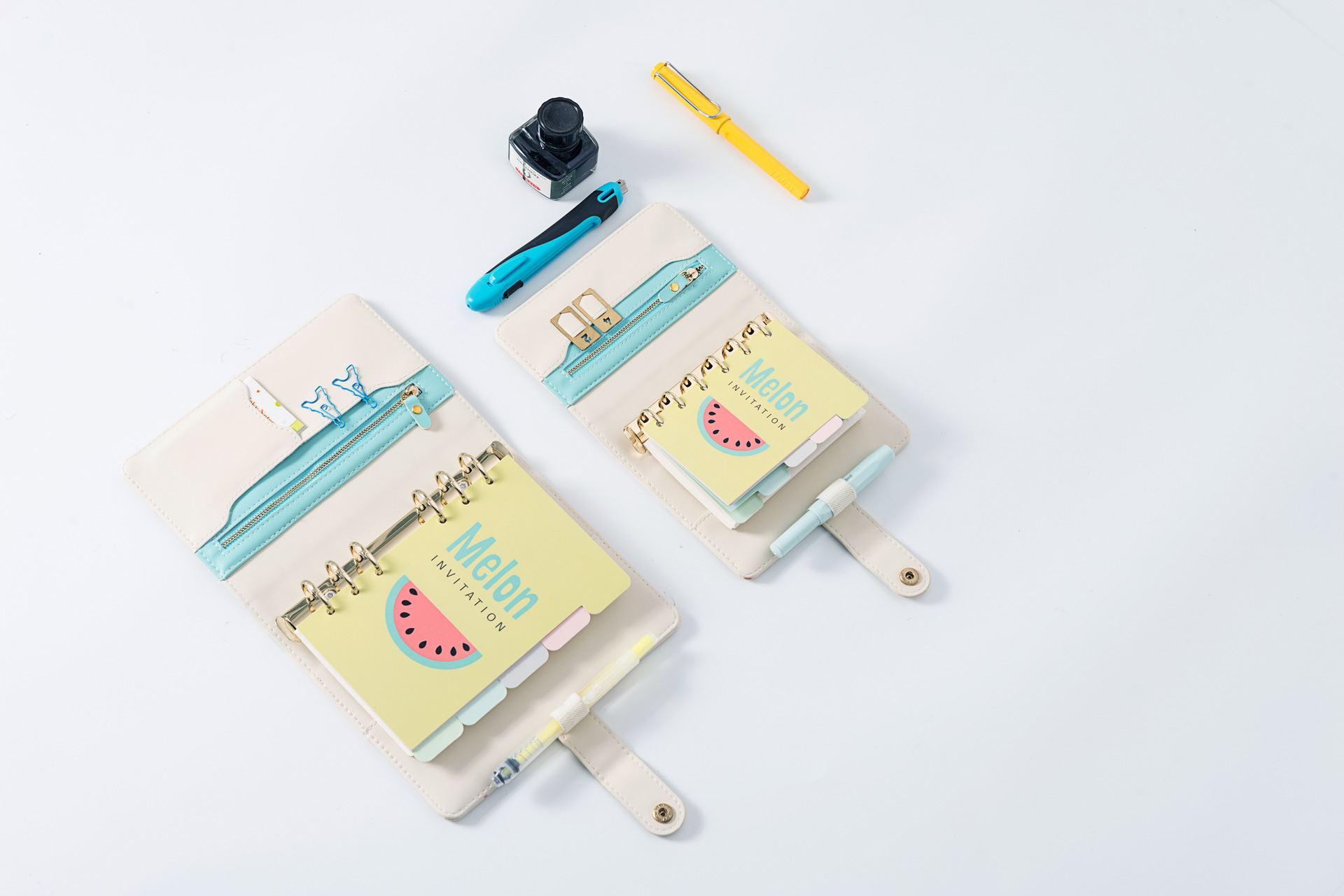 原创联盟&times;纸如初见 a6夏日旅行手账本创意pu手帐本子精致盒装