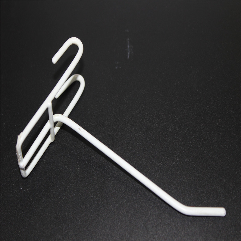 白色挂钩 超市货物挂钩 展品挂够 包胶挂钩