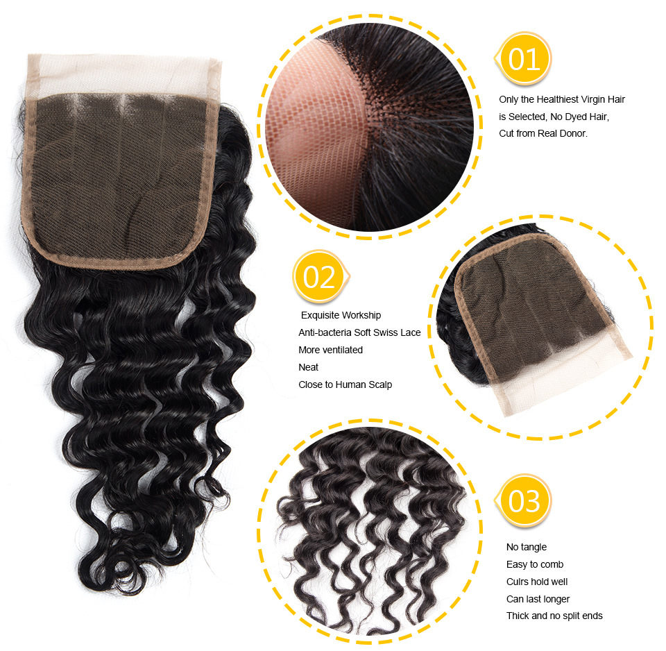 Brazilian Deep Wave Virgin Human Hair Weft 3 Bundles 300g with 4*4 Lace Closure deep wave Brazilian hair with lace closure Brazilian deep wave 4*4 lace closure deep wave virgin hair with 4*4 lace closure deep wave human hair extensions Brazilian virgin hair deep wave with closure queen hair Brazilian deep wave with 4*4 lace closure deep wave hair bundles Brazilian deep wave 3 bundles human hair weft with lace closure