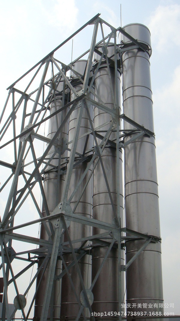 厂家直供 塔架式预制烟囱 钢结构支架烟囱塔架 可定制