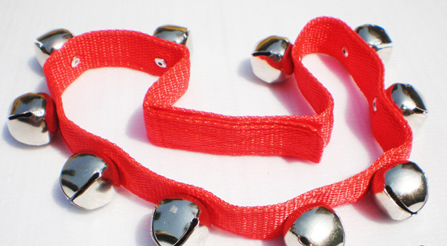 厂家特价直销奥尔夫乐器儿童舞蹈10铃腰铃家庭幼儿园早教跳舞