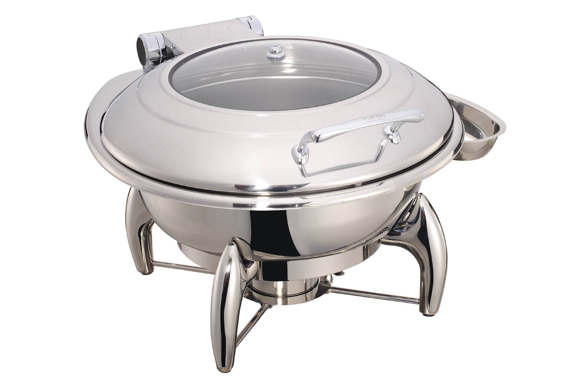 厂价直销yufeh宇辉不锈钢圆形自助餐炉1060lb可视布菲炉餐炉