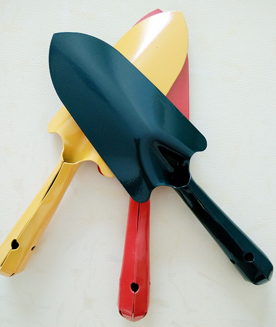 花农木柄小花铲 彩色小铁铲 栽花草必备园艺工具