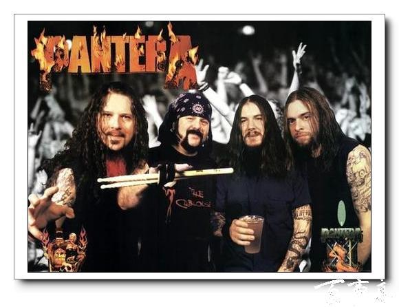 热卖批发电影周边 潘多拉pantera乐队金属钥匙扣 厂家直销