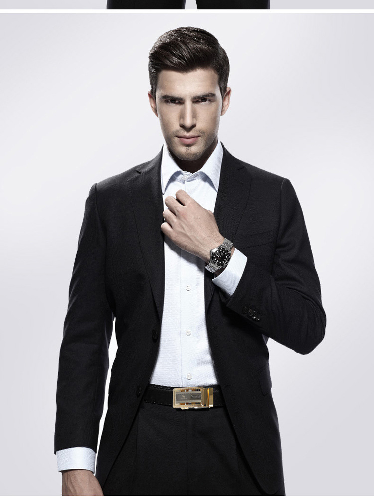 厂家直销男皮带男士真皮腰带自动扣腰带男纯