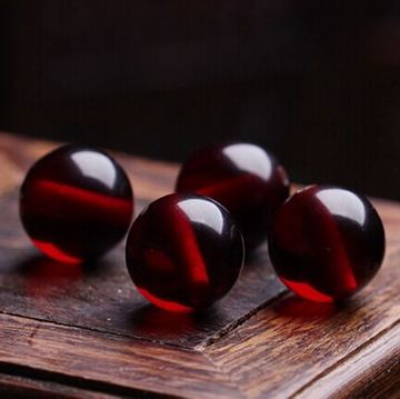 包邮7a天然精品 琥珀蜜蜡 血珀 血泊 圆珠 隔珠子 散珠 diy批发