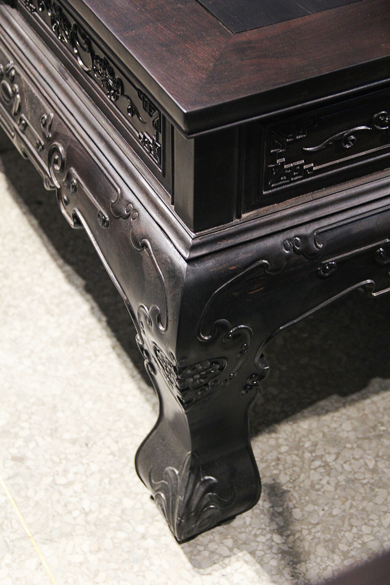 黑酸枝卷书沙发 古典全实木沙发组合 客厅家具沙发