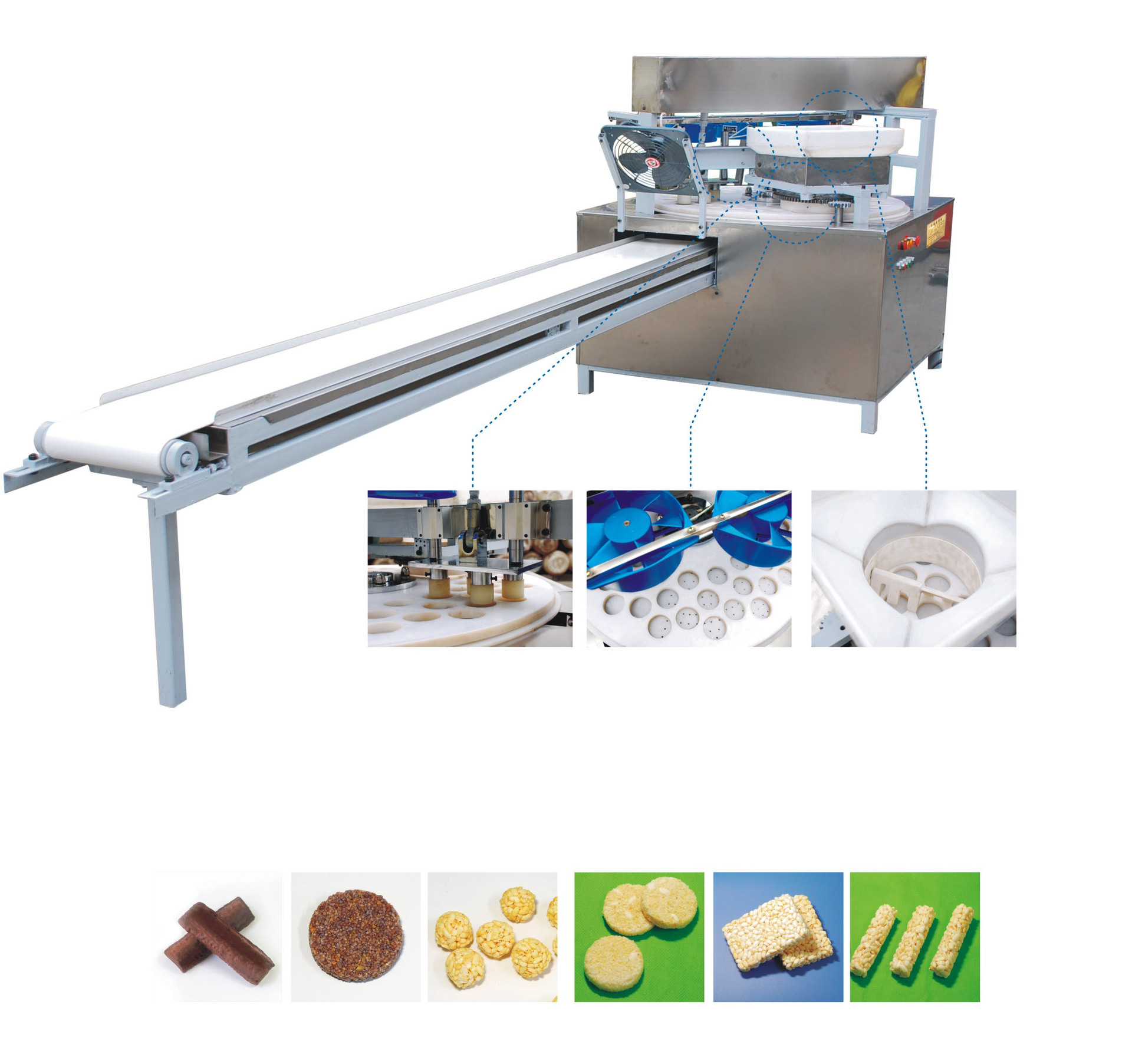 如何选购合适的米花糖机器——模具成型机