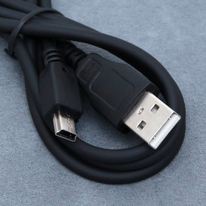 优质迷你mini行车记录仪usb数据线t型口4芯铜v3 5pmp3/4充电线