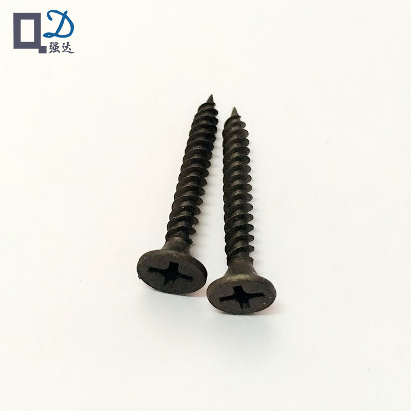 石膏板沉头自攻螺钉高强度轻钢龙骨自攻螺丝墙板钉黑色十字槽螺丝