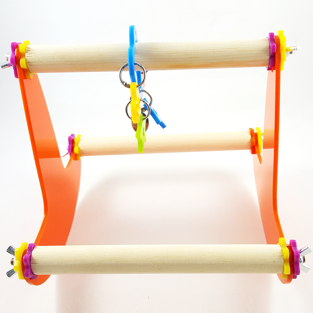 鹦鹉 啃咬玩具秋千站架站杠 摇摇椅 跷跷板 批发 us-4