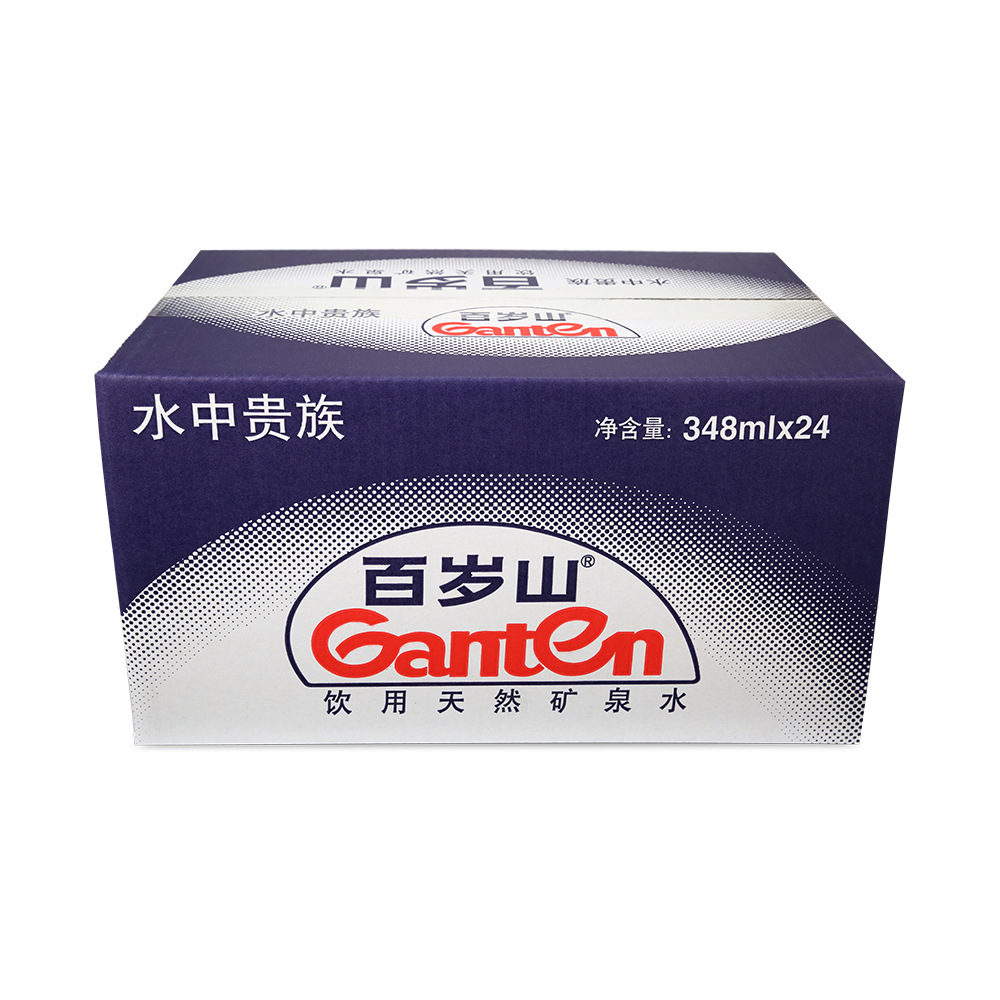 包邮 景田百岁山矿泉水348ml*24瓶 饮用天然 饮用纯净矿泉水