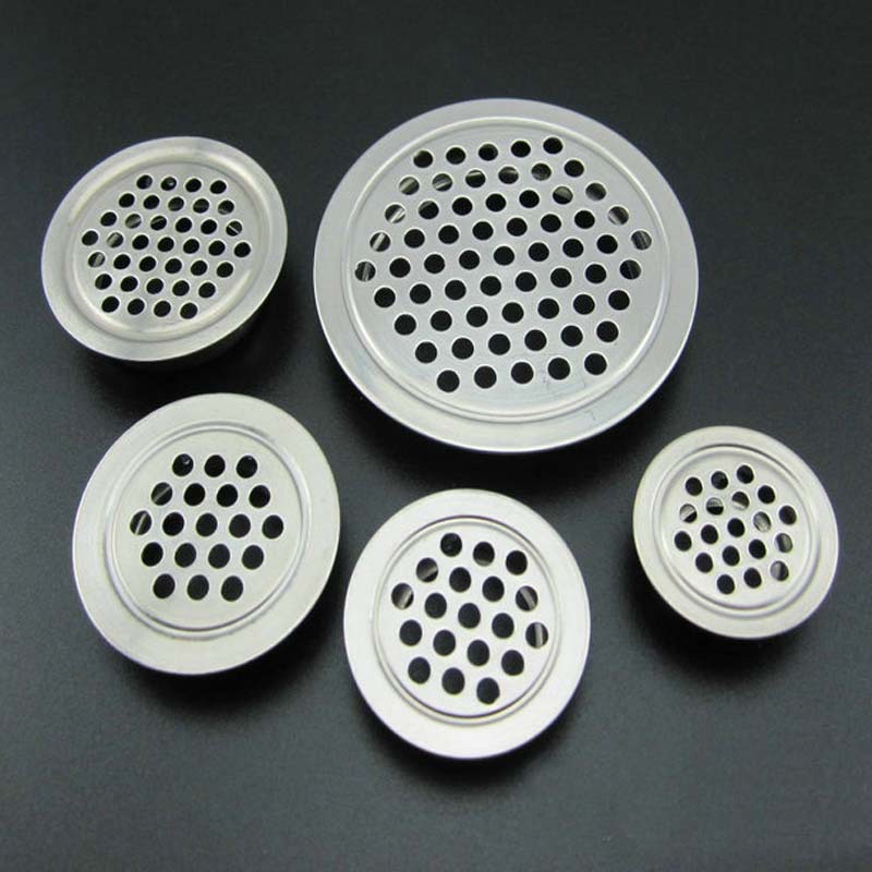 衣橱柜 鞋柜 通气口透气盖 灯箱散热孔 通风散 不锈钢 圆形透气孔