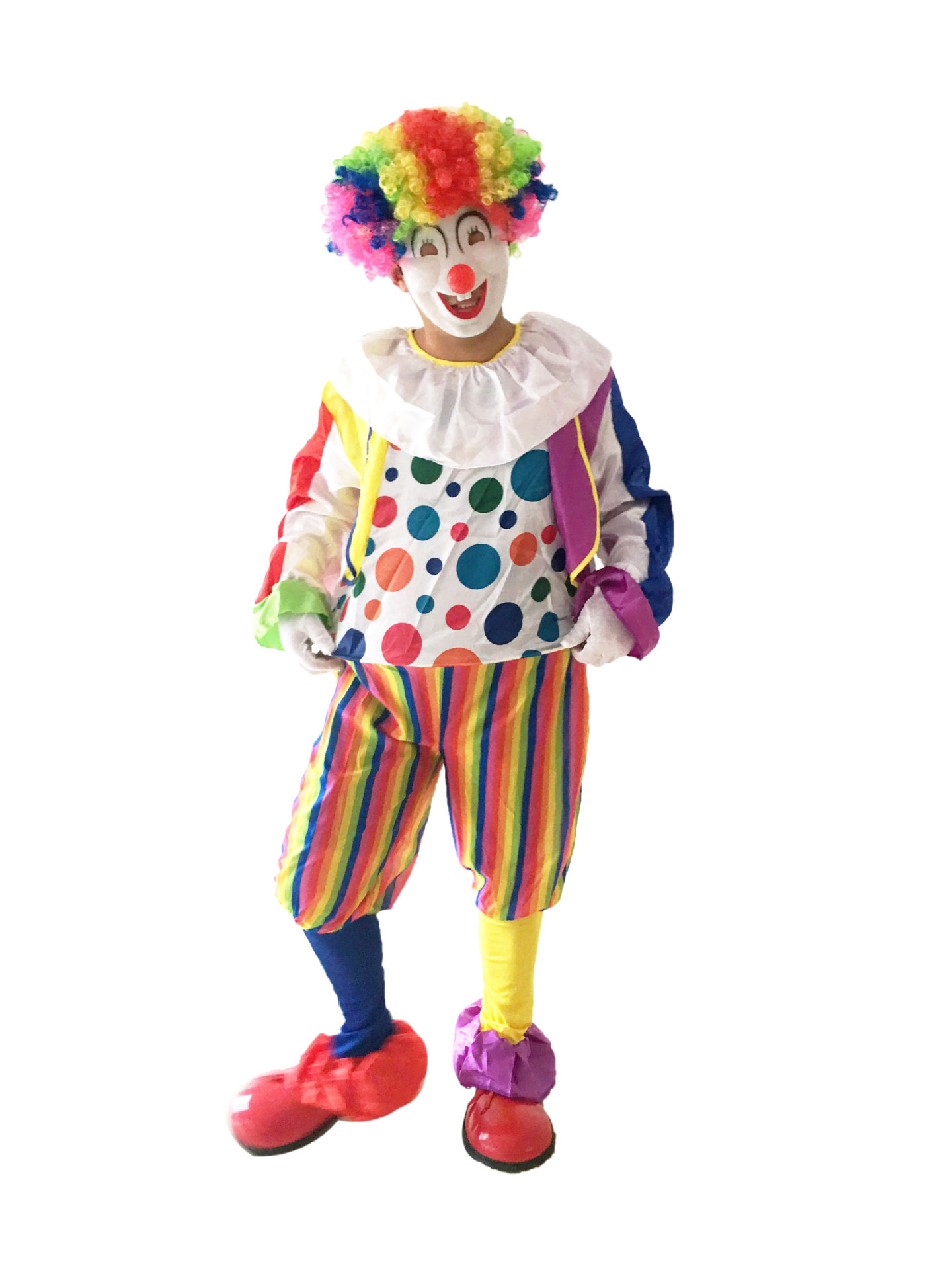 万圣节服装成人小丑演出服装化妆舞会小丑衣服小丑服小丑面具套装